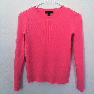 Banana Republic Bright Pink Wool Sweater Used